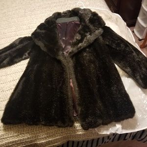 Genuine mink coat